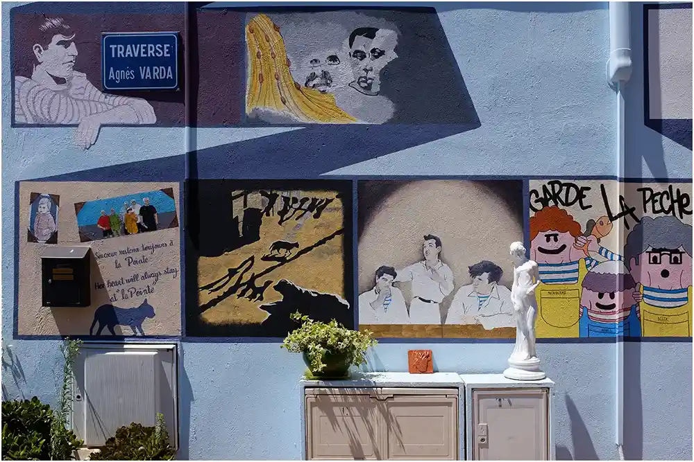 Hommage à Agnès Varda Hommage à Agnès Varda - Street Art Sète