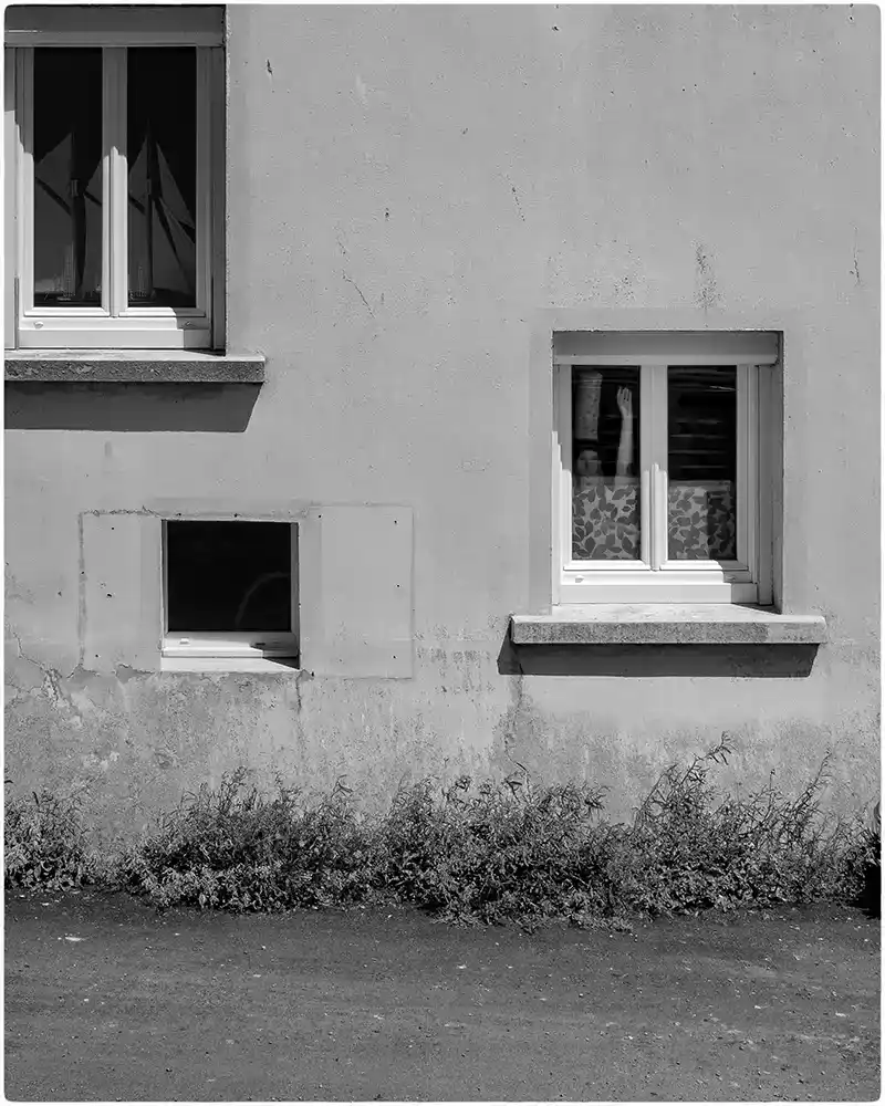 Photo de rueen noir et blanc - St Guénolé Pays bigouden
