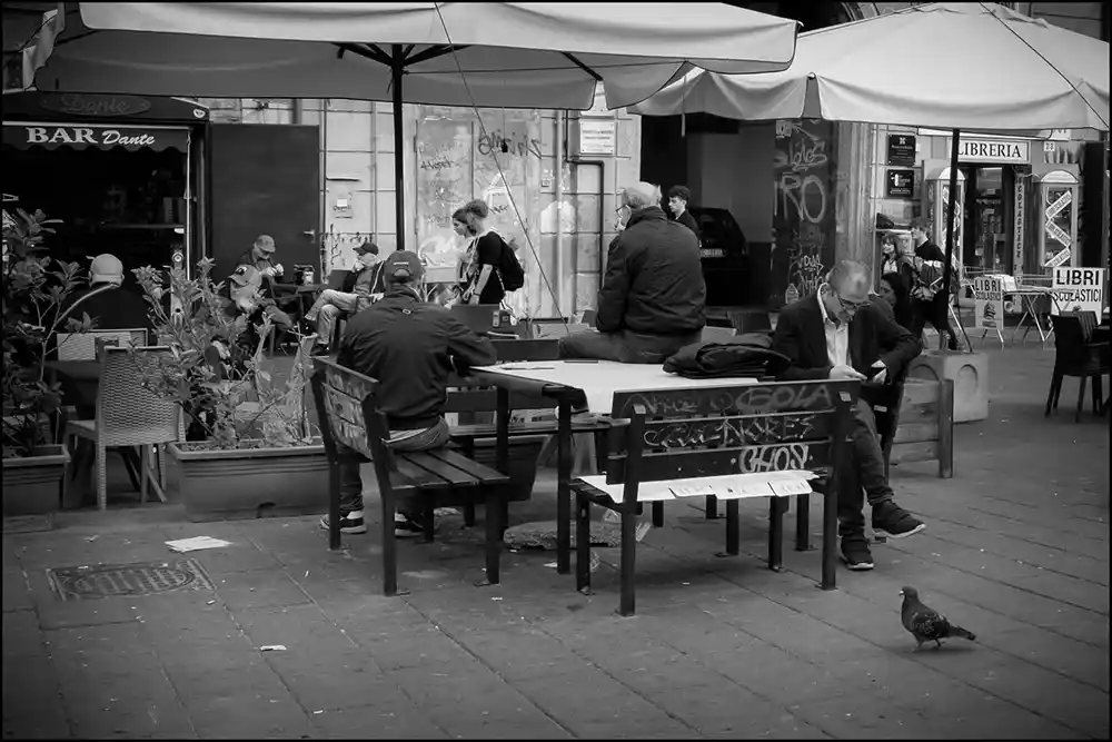 Scène de rue quartier Bellini