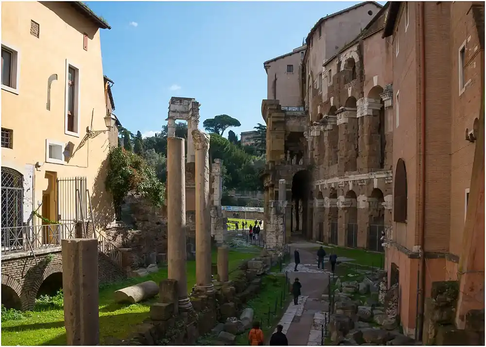 Passage entre le théâtre Marcellus et le quartier du Ghetto