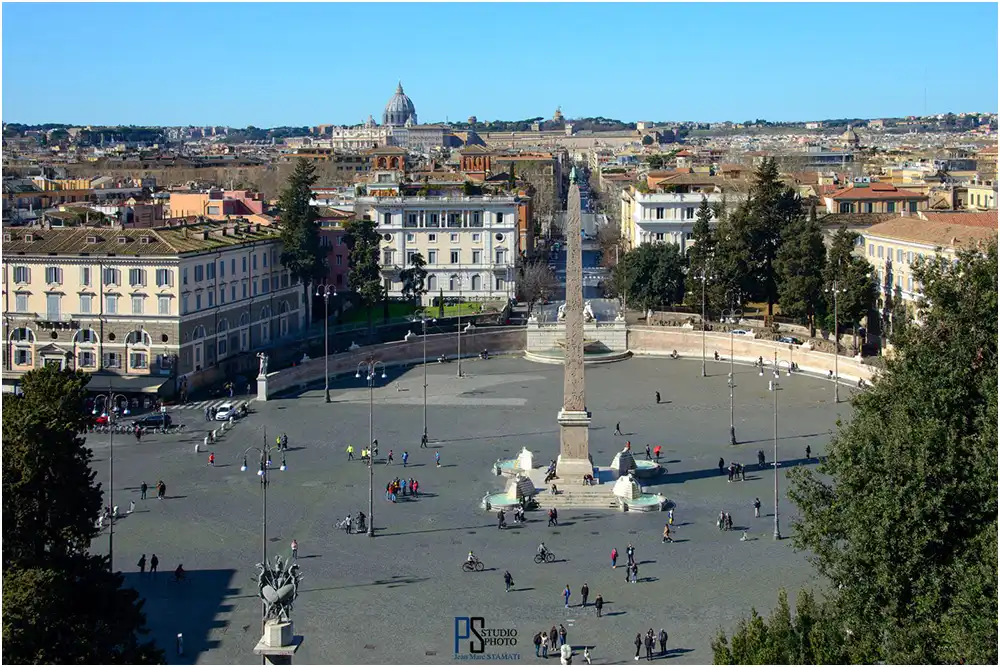 Piazza del popolo - Rome - guide voyage Rome