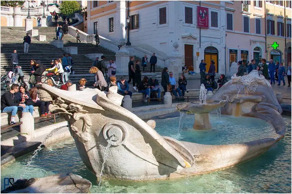 PIazza di Spagna, la place d'Espagne