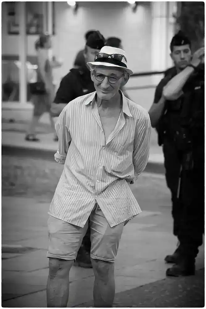 Homme au chapeau, Avignon.
