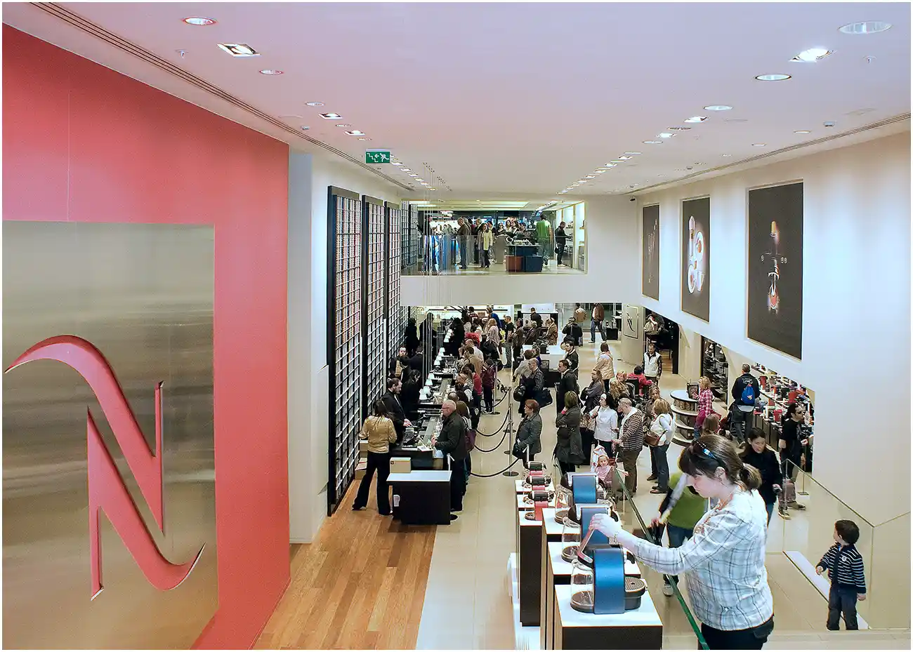 Inauguration Nespresso Barcelone – Illustration presse