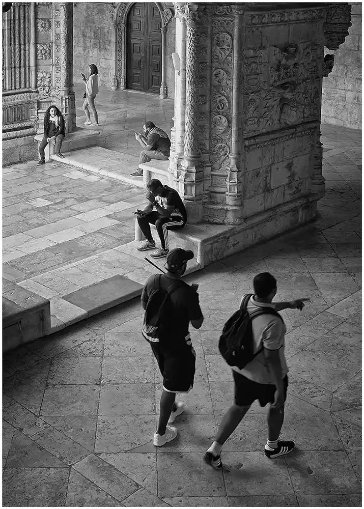 Hiéronymites Belém. Smartphone et architecture