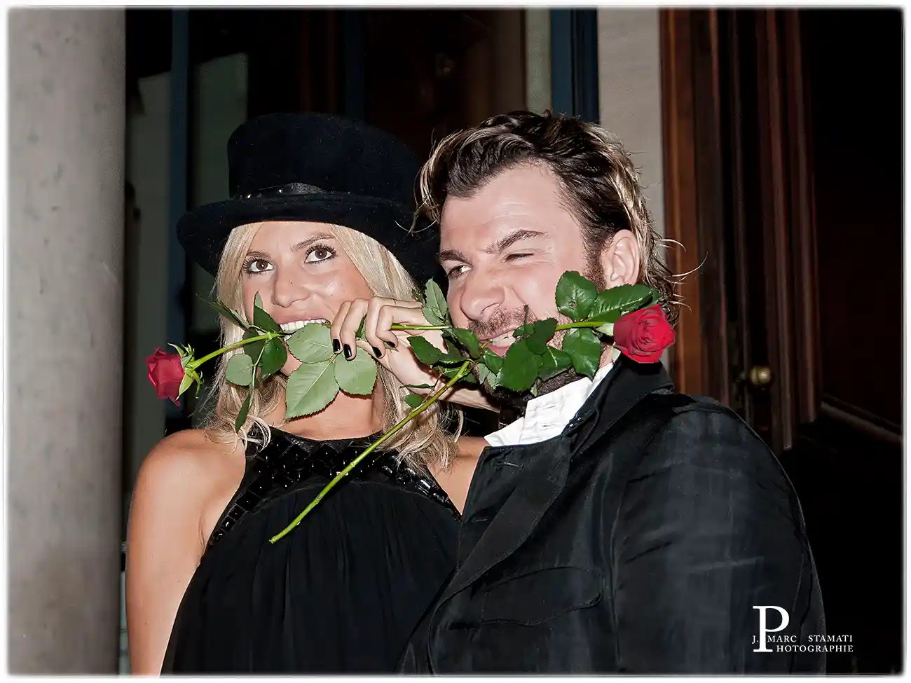 Portrait de personnalité Michael Youn  et Isabelle Furani. Agence News Picture
