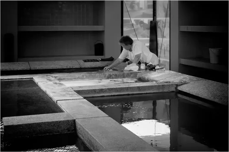 Femme au lavoir -Afurada