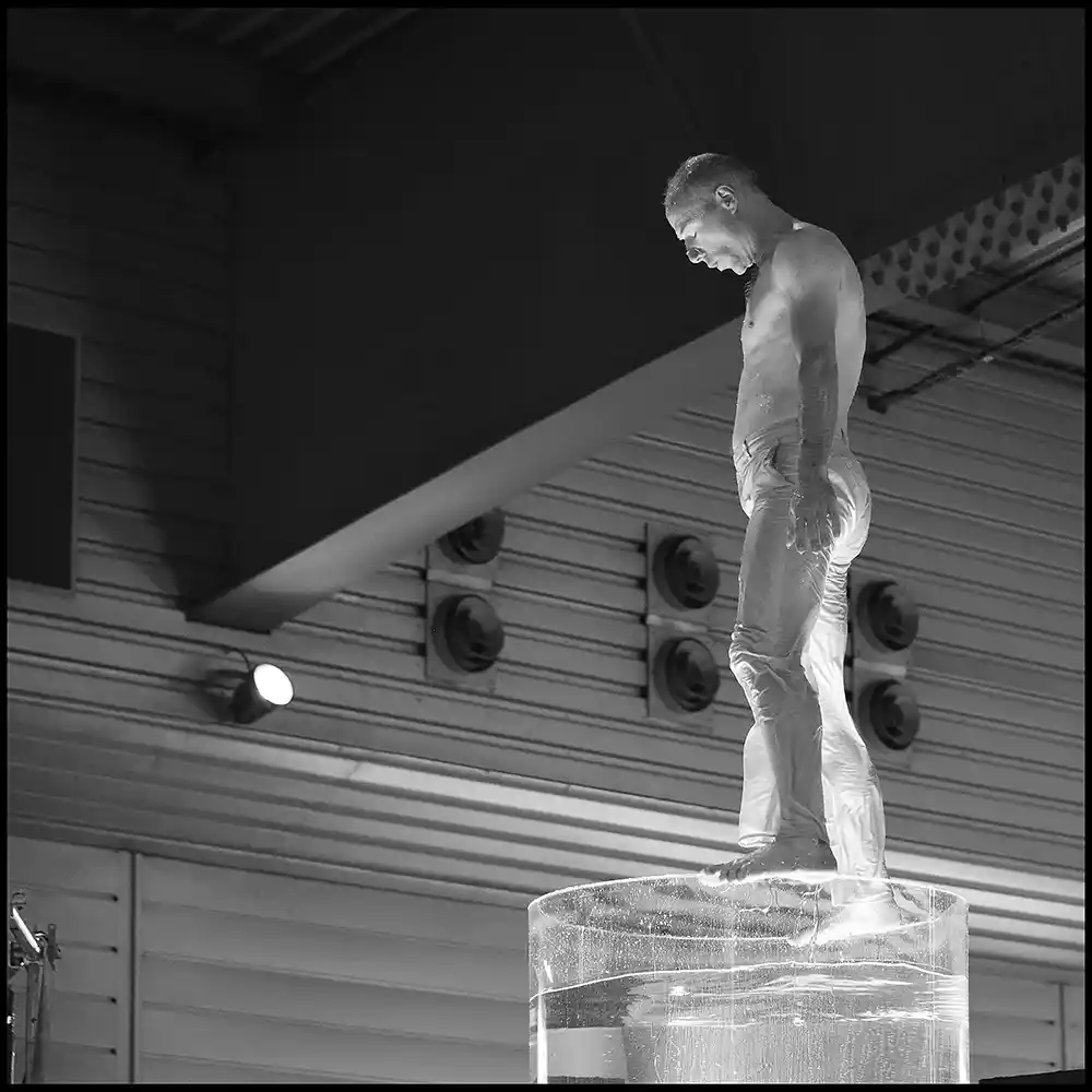 Performance « Noustube » de l’artiste Jörg Müller à Montpellier