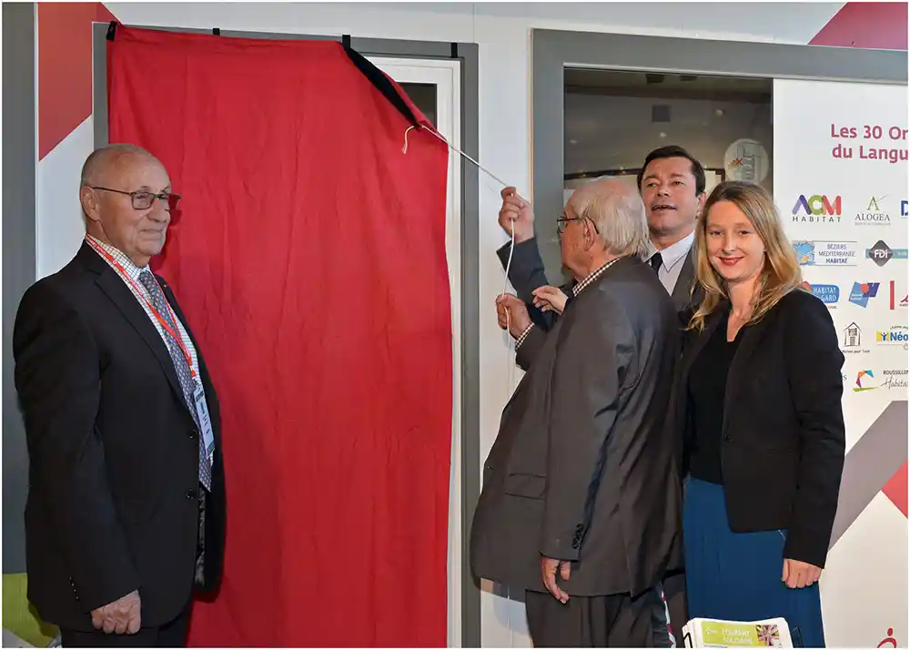Inauguration de habitat malin. Lieu de sensibilisation aux éco gestes EDF – ADEM