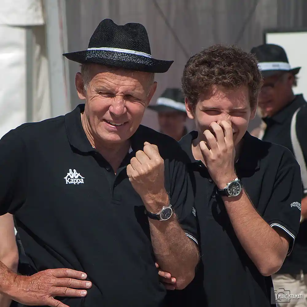 PPDA et fils tournoi des célébrités. Agence News Picture