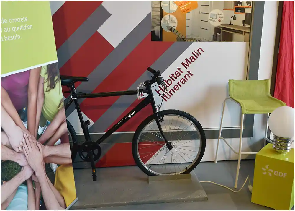 Inauguration de habitat malin. Lieu de sensibilisation aux éco gestes EDF – ADEM