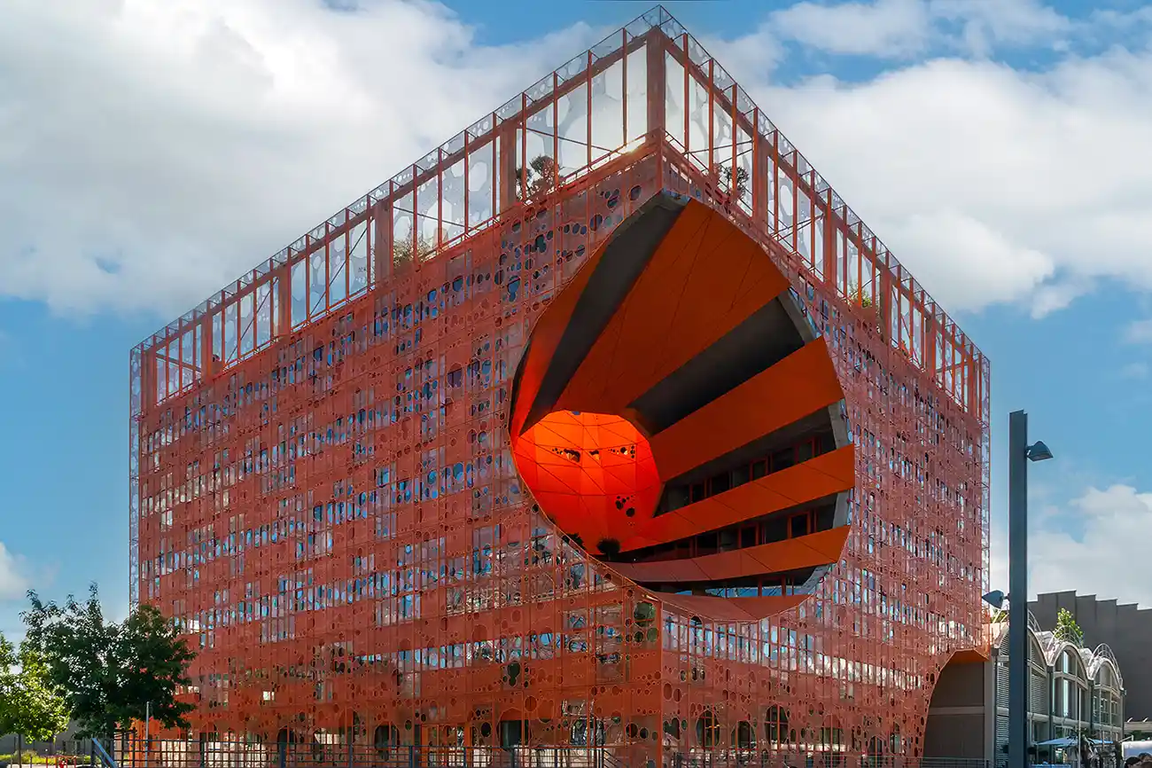 Cube rouge Lyon - Architectes Jakob et Macfarlane